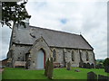 Llanwyddelan church from the south