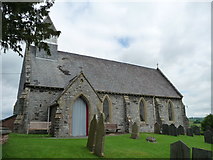 SJ0801 : Llanwyddelan church from the south by Christine Johnstone