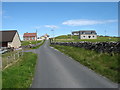 The road to Brough, Whalsay