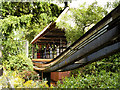 SJ4170 : Chester Zoo, Jubilee Square Monorail Station by David Dixon