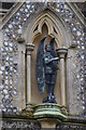 TG1222 : Statue of St Michael, St Michael and All Angels' church, Booton by Julian P Guffogg