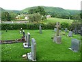 South-east side of Llandinam churchyard