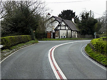 SJ5556 : A49/Badcocks Lane Junction by David Dixon