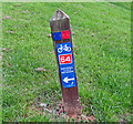 National Cycle Network post at Melton Country Park