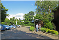 Car park entrance at The Duke of York inn