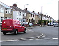 Royal Mail van on a Liswerry corner, Newport