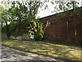 Retaining walls by Station Avenue, Warwick