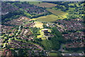 Norton Water Tower, Runcorn, from the air