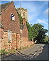 SK5042 : Strelley: the bend by the church by John Sutton