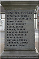 War Memorial, Ferrybridge (detail)