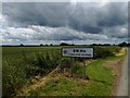 Interesting village sign