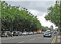 Rush-hour traffic on London Road