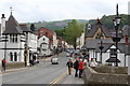 Llangollen:  View south from the bridge