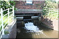 Leeds and Liverpool Canal: Intake sluice at Greenberfield