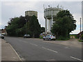TG2729 : Water towers, North Walsham by Hugh Venables