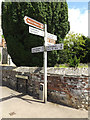 TL9979 : Roadsign on the B1111 High Street by Geographer