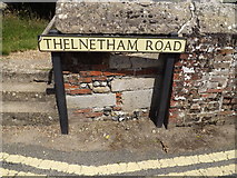 TL9979 : Thelnetham Road sign by Geographer