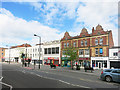 Shops along Evesham High Street