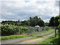 Entrance to allotments car park