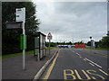 Bus stop and shelter on Ruddington Lane