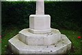 Cogges War Memorial (3) - inscription on front, Newland, Witney, Oxon