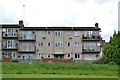 Bikes on balconies, Whitworth Avenue, Stoke Aldermoor, Coventry