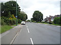 Cycle lane (blocked) beside Trowell Road