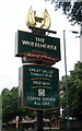 Sign for the Wheelhouse public house, Wollaton