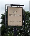 Sign for the Wollaton public house