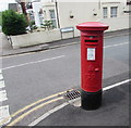 King George V pillarbox on a Newport corner