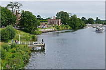 TQ1568 : River Thames, Hampton Court by Alan Hunt