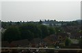 Houses on Viaduct Drive, from the railway