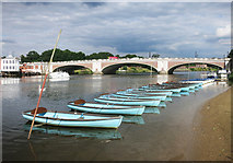 TQ1568 : Boats by the Bridge by Des Blenkinsopp