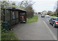 Tennyson Road bus stop and shelter, Cheltenham