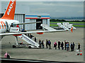 SJ4382 : Boarding an Easyjet flight at Liverpool John Lennon airport by John Lucas