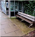 Former GWR bench on Colwall railway station