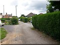 Wallisdown: footpath U16 nears Hawden Road