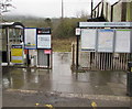 Information at the entrance to Colwall railway station