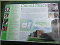 Information board for Otford Palace