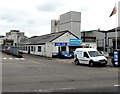 Heath Tyres Auto Centre premises and van, Cardiff