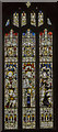 SK8632 : Stained glass window, St Andrew's church, Denton by Julian P Guffogg