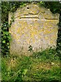 Eighteenth-century tombstone with memento mori, Singleton churchyard