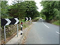 Sharp bend in Cuckstool Lane