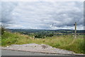 Public footpath leaving the road above Rudyard Reservoir