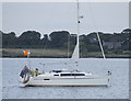 J5182 : Yacht 'Hummingbird II' off Bangor by Rossographer