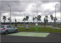 N6610 : E-Car charge points, Mayfield Services by Rossographer
