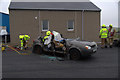 Demonstration at the Baltasound Fire Station Open Day