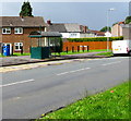 Aberthaw Road bus stop and shelter, Alway, Newport