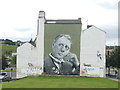 Harry Brearley mural on Howard Street