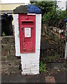 King George V postbox outside Claremont House, Saundersfoot